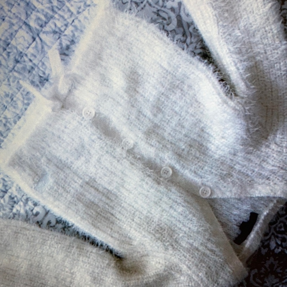 Long sleeve girls fuzzy sweatshirt